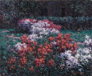 Der Garten der Phlox - Hugh Henry Breckenridge — Ansicht des Kunstwerks