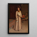 Eine Dame aus Cleveland, USA - Hugh Ramsay — gerahmtes Bild an der Wand