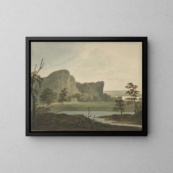 vicino a Stirling, Scozia - Hugh William Williams — quadro incorniciato alla parete