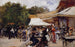 Davanti a un ristorante nel Bois de Boulogne - Hugo Birger — vista dell’opera