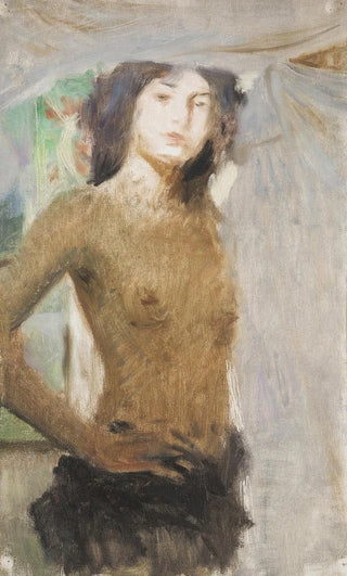 Hugo Boettinger - A Study of a Nude Girl.webp