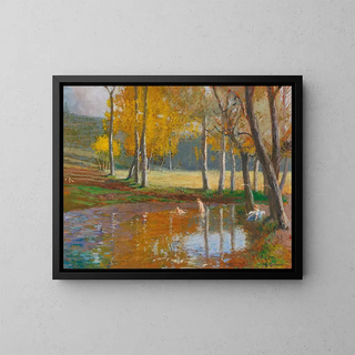Hugo Charlemont - Bathers In A Woodland Pond.webp
