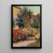 Garten in Brioni - Hugo Charlemont — gerahmtes Bild an der Wand