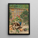 Gartenidyll - Hugo Charlemont — gerahmtes Bild an der Wand