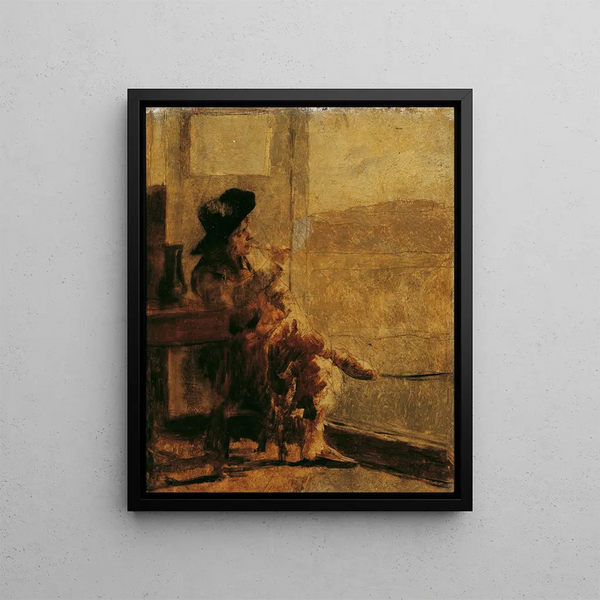 Hugo Charlemont - Sitzender Raucher.webp