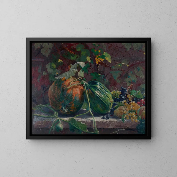 Stillleben - Hugo Charlemont — gerahmtes Bild an der Wand