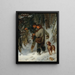 Hugo Kauffmann’s Looking for the Game — framed art print on a wall
