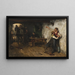 Bagarre - Hugo Kauffmann — gerahmtes Bild an der Wand