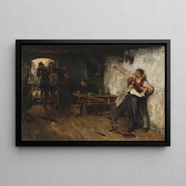 Hugo Kauffmann - Rauferei.webp
