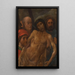 The Descent from the Cross - Hugo van der Goes — framed artwork on a wall
