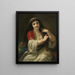 Eine türkische Schönheit - Hugues Merle — gerahmtes Bild an der Wand
