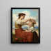 Corona di fiori di campo - Hugues Merle — quadro incorniciato alla parete