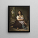 L'abandonnée - Hugues Merle — gerahmtes Bild an der Wand