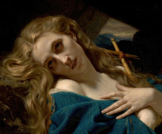 Marie Madeleine dans la grotte - Hugues Merle — Ansicht des Kunstwerks
