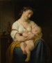 Mère e bambino - Hugues Merle — vista dell’opera