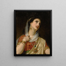 La reine Esther - Hugues Merle — gerahmtes Bild an der Wand
