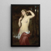 Die Badende - Hugues Merle — gerahmtes Bild an der Wand