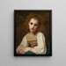 Giovane bellezza - Hugues Merle — quadro incorniciato alla parete