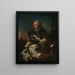 Portrait of a General Officer - Hyacinthe Rigaud — framed artwork on a wall