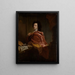 Autoritratto - Hyacinthe Rigaud — quadro incorniciato alla parete