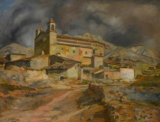 Ignacio Zuloaga - La Iglesia De Maluenda.webp