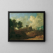 Flusslandschaft - Ignaz Flurer — gerahmtes Bild an der Wand