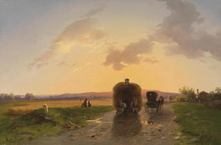 Ignaz Raffalt - Heimkehr vom Feld im Abendrot.webp