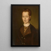 Portrait d'Elise Hugel - Ignaz Weisser — quadro incorniciato alla parete