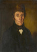 Portrait eines Mannes - Ignaz Weisser — gerahmtes Bild an der Wand
