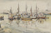 Bateaux dans le port - Igor Pčel — vista dell’opera