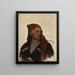 Portrait of a Kabardian prince - Ilya Efimovich Repin — framed artwork on a wall