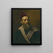 Portrait of a Man - Ilya Efimovich Repin — framed artwork on a wall
