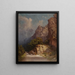 Karrenfahrt durch die Berge - Ilya Nikolaevich Zankovsky — gerahmtes Bild an der Wand