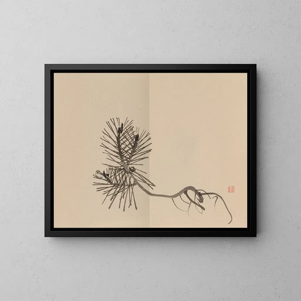Keinen shugajō Pl07 - Imao Keinen — gerahmtes Bild an der Wand