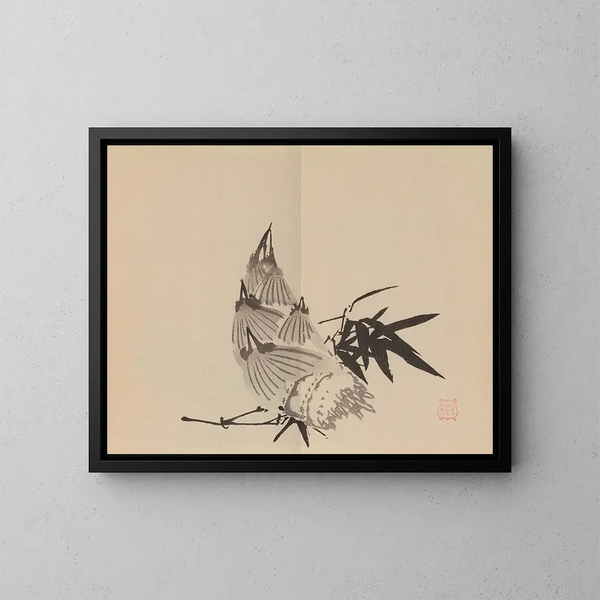 Keinen shugajō Pl37 - Imao Keinen — gerahmtes Bild an der Wand