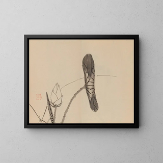 Keinen shugajō Pl. 43 - Imao Keinen — gerahmtes Bild an der Wand