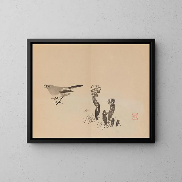 Keinen shugajō Pl46 - Imao Keinen — gerahmtes Bild an der Wand