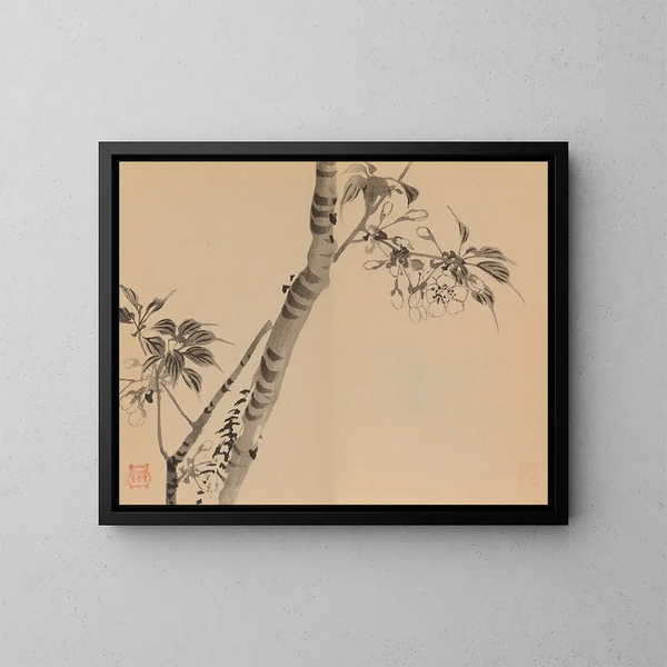 Keinen shugajō Pl. 48 - Imao Keinen — gerahmtes Bild an der Wand