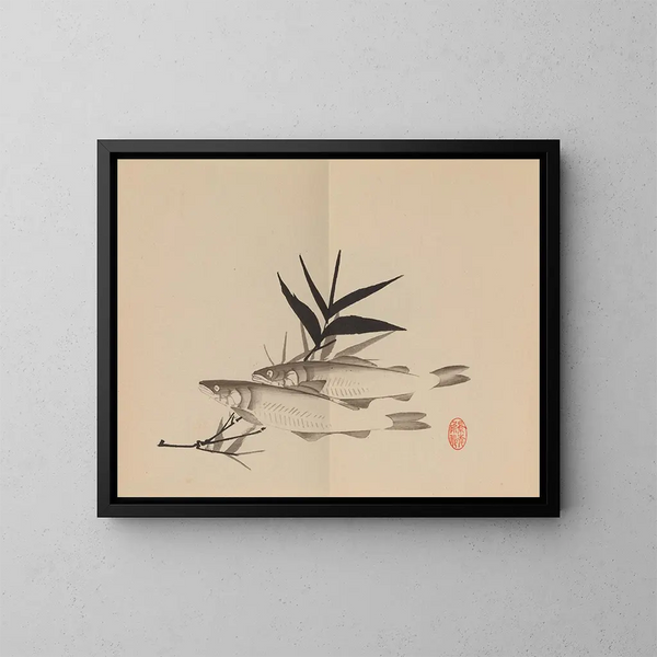 Keinen shugajō Pl. 63 - Imao Keinen — gerahmtes Bild an der Wand