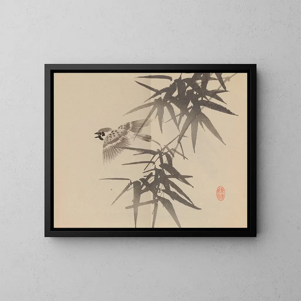 Keinen shugajō Pl. 66 - Imao Keinen — gerahmtes Bild an der Wand