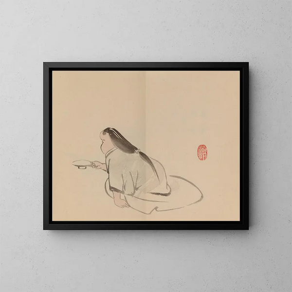 Keinen shugajō Pl73 - Imao Keinen — gerahmtes Bild an der Wand