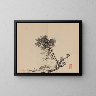 Keinen shugajō Pl80 - Imao Keinen — gerahmtes Bild an der Wand