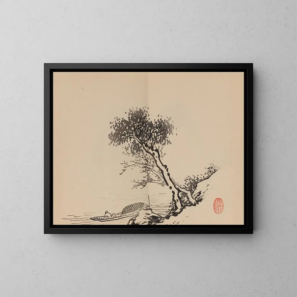 Keinen shugajō Pl80 - Imao Keinen — gerahmtes Bild an der Wand