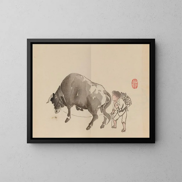 Keinen shugajō Pl84 - Imao Keinen — gerahmtes Bild an der Wand
