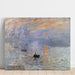 Reproduktion des Gemäldes Impression Sonnenaufgang - Claude Monet Gemälde