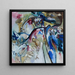 Improvisation 21a - Wassily Kandinsky — framed artwork on a wall
