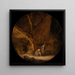 Interior painting with a family of peasants - Adriaen van Ostade — framed artwork on a wall