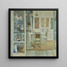 Innenraum- Gemälde weiß - Carl Moll — gerahmtes Bild an der Wand