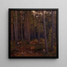 Interior of a Coniferous Forest - Herman Norrman — framed artwork on a wall