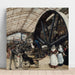 Reproduction of the painting Interior painting of the machinery gallery at the 1889 World's Fair - Louis Béroud